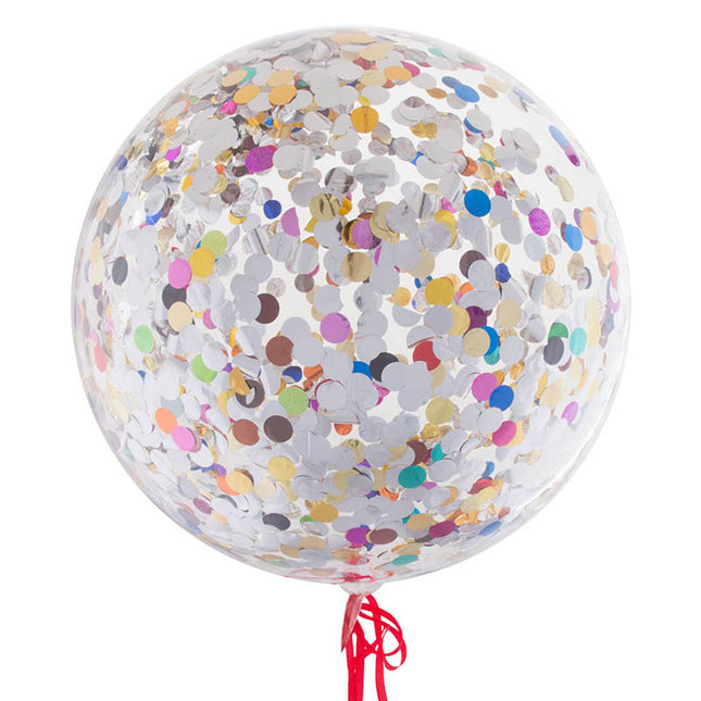 Bubble mit Konfetti 18"/ca.45cm