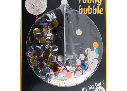 Bubble mit Konfetti 18"/ca.45cm