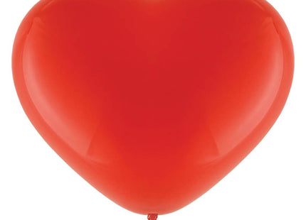 25 Stk. Herz Luftballon Ø 28cm | Rot