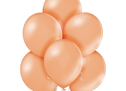 25 Stk. Luftballon Uni Metallic Ø 12cm | Rosegold