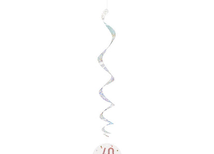Hängedeko Swirl HB Glitz 6Stk./81cm Rosegold #40