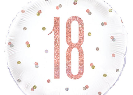 ABC18 HB Glitz Rund ca.45cm Rosegold #18
