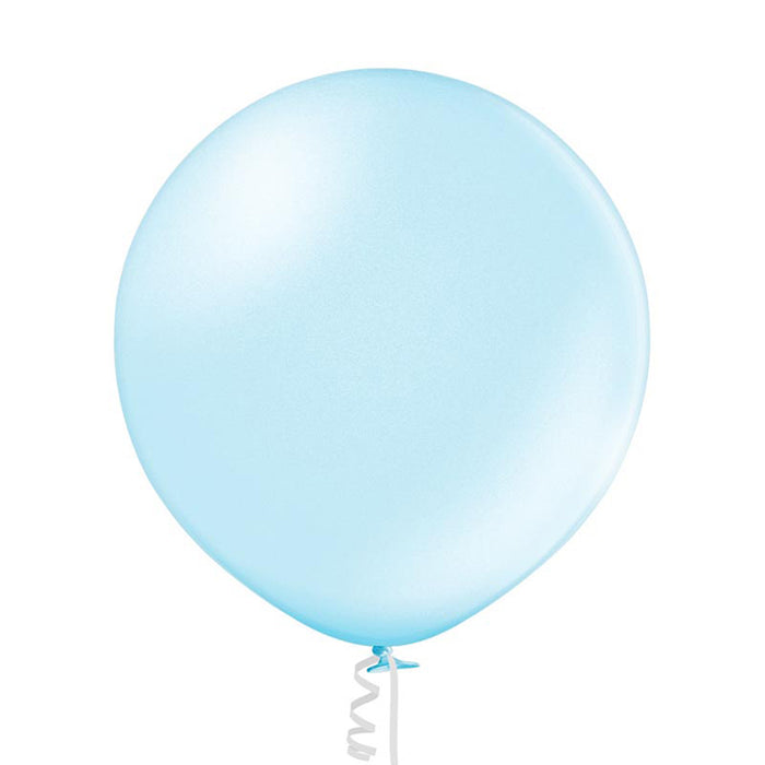 U250 Luftballon Ø 91cm/2Stk. | Met. Hellblau #073
