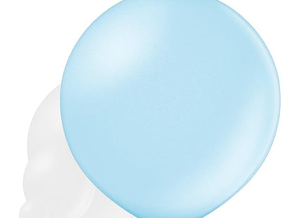 U250 Luftballon Ø 91cm/2Stk. | Met. Hellblau #073