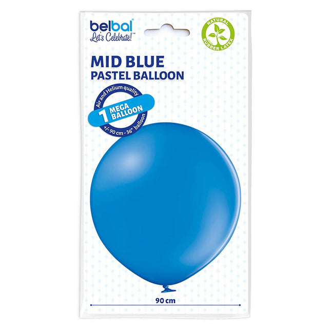 U250 Luftballon Ø 91cm/2Stk. | Mittelblau #012