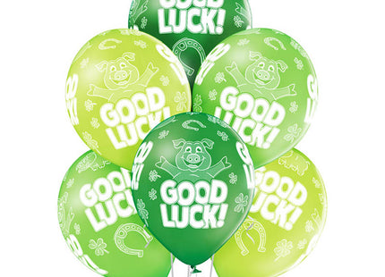 Luftballon Ø30cm "Good Luck"| 6 Stk.