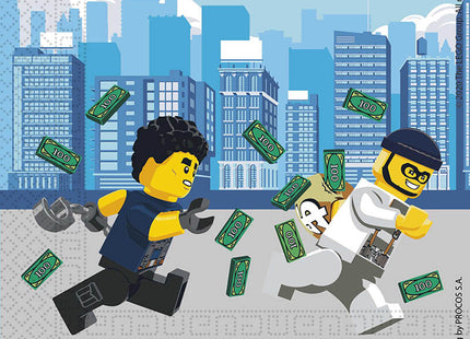 Servietten Lego City 20Stk/33x33cm FSC