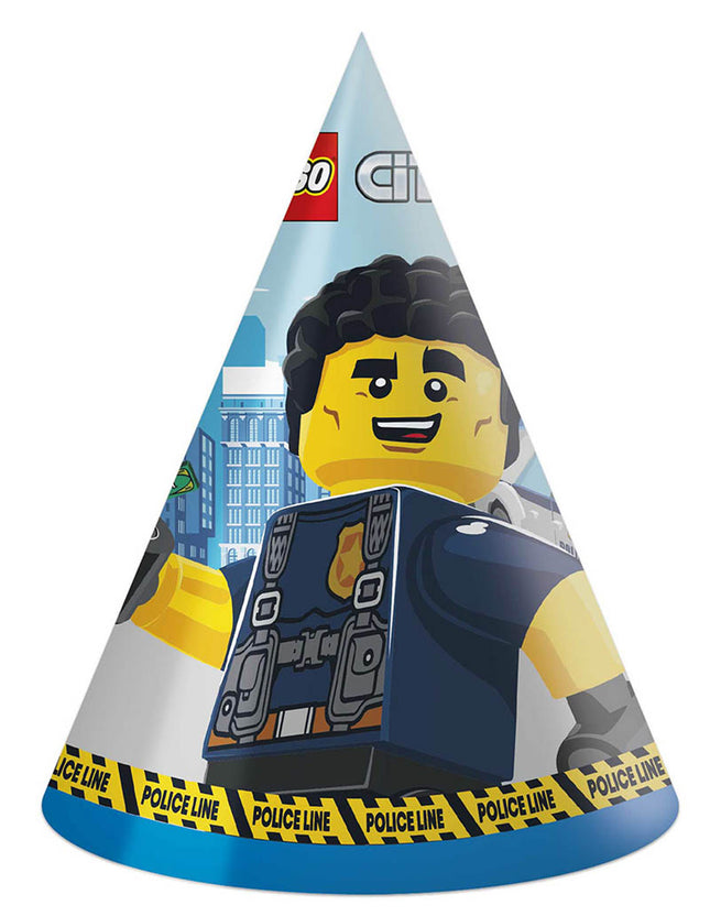 Partyhut Lego City 6Stk. FSC