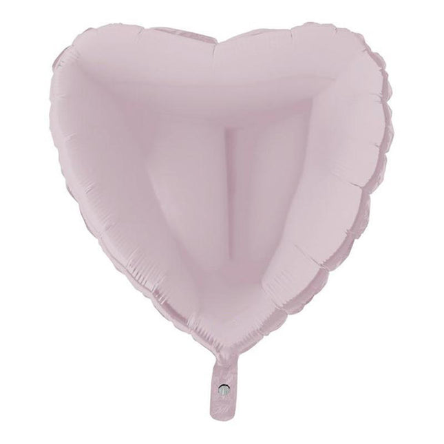 Uni22 Herz ca. 56cmø Pastell Pink