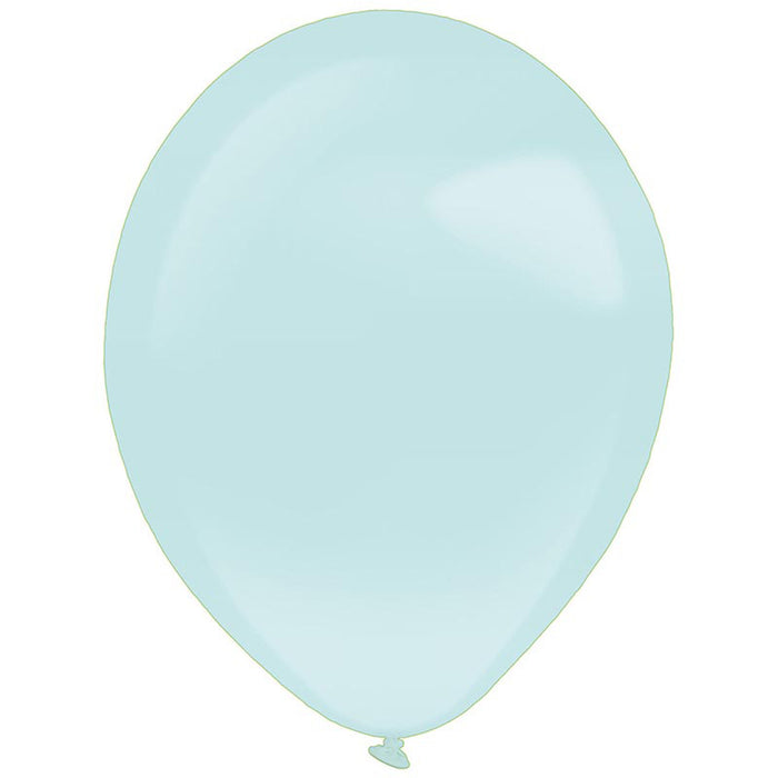 Latexballon Uni Metallic ca.27,5cmØ/50St. Minzgrün