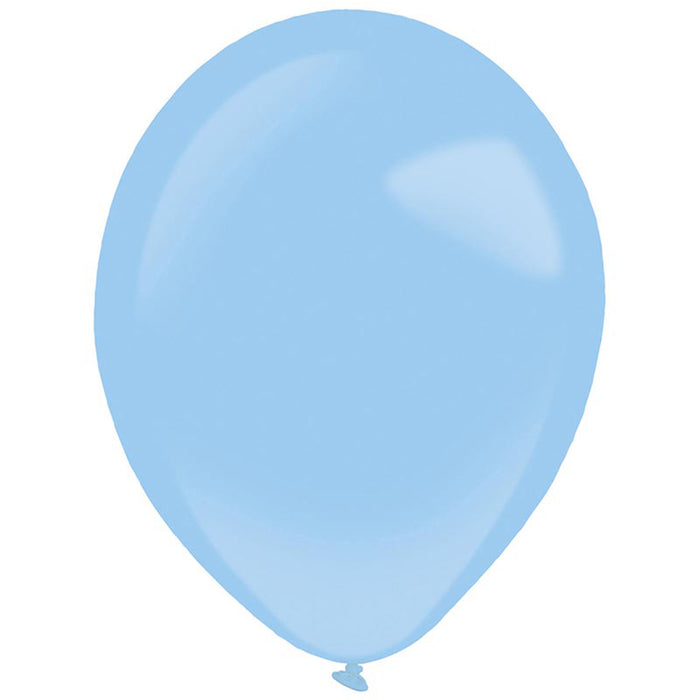 Latexballon Uni Pastell ca.27,5cmØ/50St. Hellblau