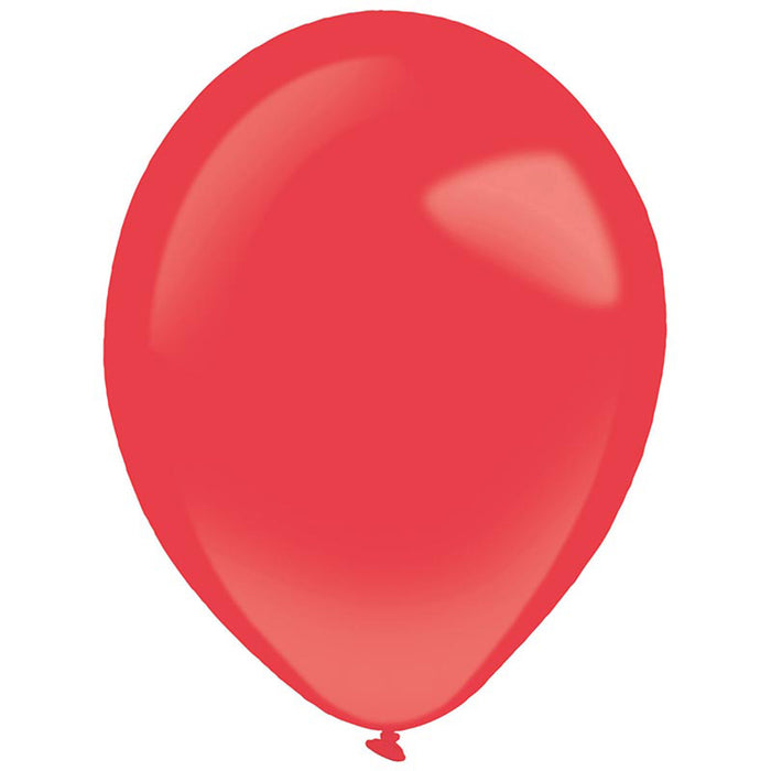 Latexballon Uni Pastell 27,5cmØ/50Stk. | Rot