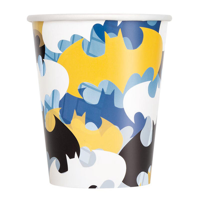 Pappbecher Batman Sign 266ml/8Stk.