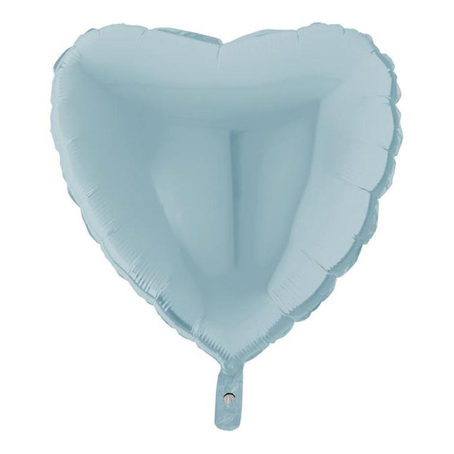 Uni22 Herz ca. 56cmø Pastell Blau