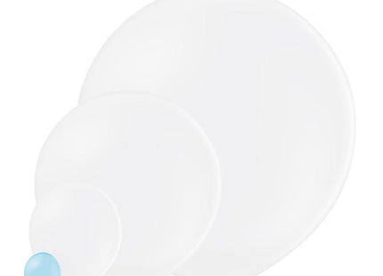 Latexballons Uni ca.12cmØ 25St. Hellblau #003
