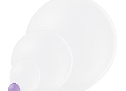 25 Stk. Luftballon Unifarben Ø 12cm | Lavendel