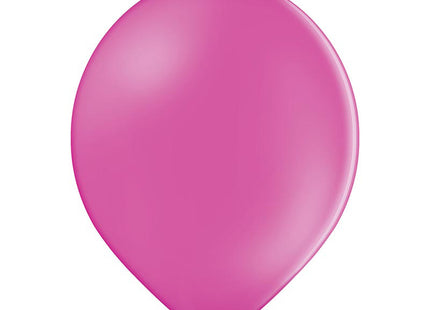 25 Luftballons Unifarben Ø 12cm | Magenta 010