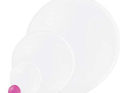 25 Luftballons Unifarben Ø 12cm | Magenta 010