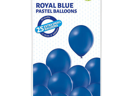 25 Stk. Luftballon Unifarben Ø 12cm | Royalblau #022