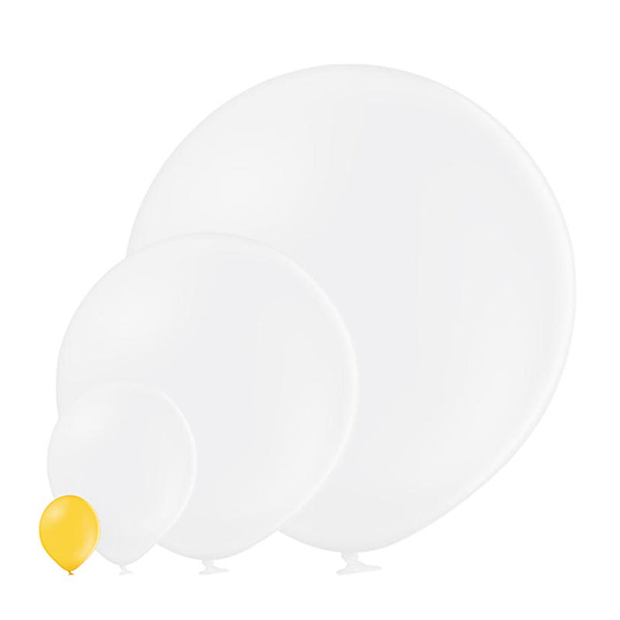 25 Stk. Luftballon Unifarben Ø 12cm | Int gelb