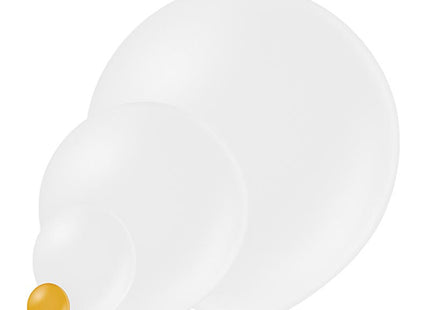 25 Luftballons Uni Metallic Ø 12cm | Gold