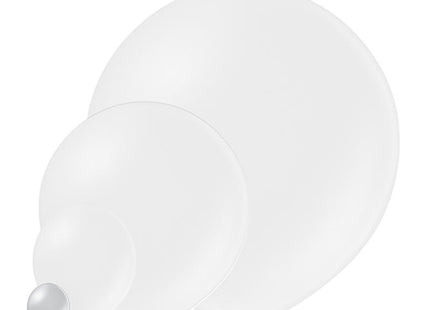 Latexballons Uni Met ca.12cmØ 25St. Silber