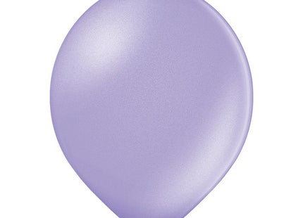 25 Stk. Luftballon Uni Metallic Ø 12cm | Lavendel