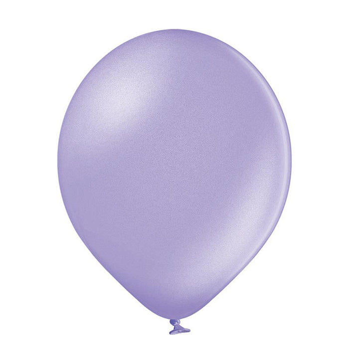 25 Stk. Luftballon Uni Metallic Ø 12cm | Lavendel