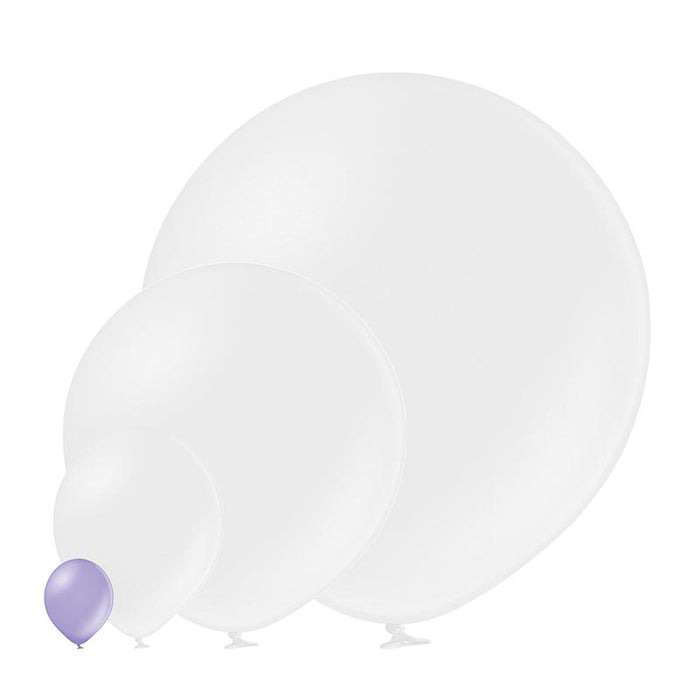 25 Stk. Luftballon Uni Metallic Ø 12cm | Lavendel