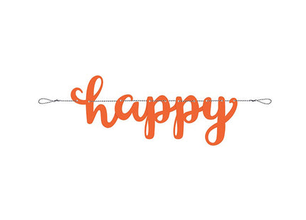 Buchstabengirlande Happy Halloween 2tlg. ca.213cm