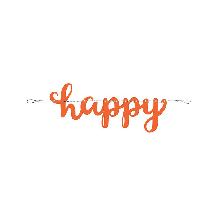 Buchstabengirlande Happy Halloween 2-teilig ca. 213 cm Halloween Dekoration