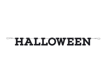 Buchstabengirlande Happy Halloween 2tlg. ca.213cm