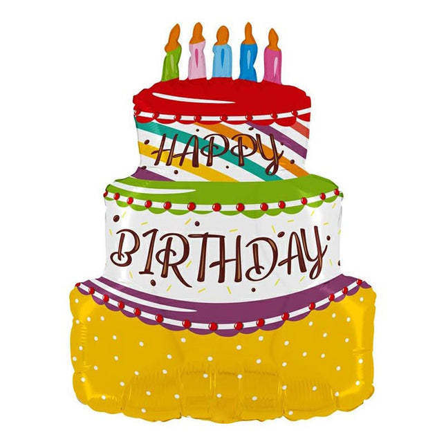 ABC Shape Happy Birthday Torte ca.69cm