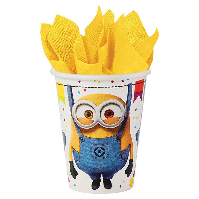 Pappbecher Minions 250ml/8Stk.