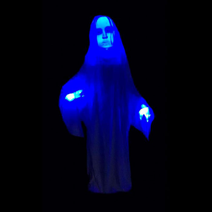Figur Geist mit Licht, Toneffekte Bewegung ca.95cm