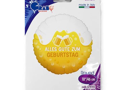 ABC18 Alles Gute zum Geburtstag Biergläser 46 cm