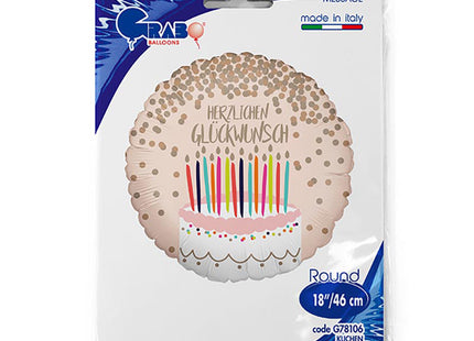ABC18 Herzlichen Glückwunsch Torte 46 cm