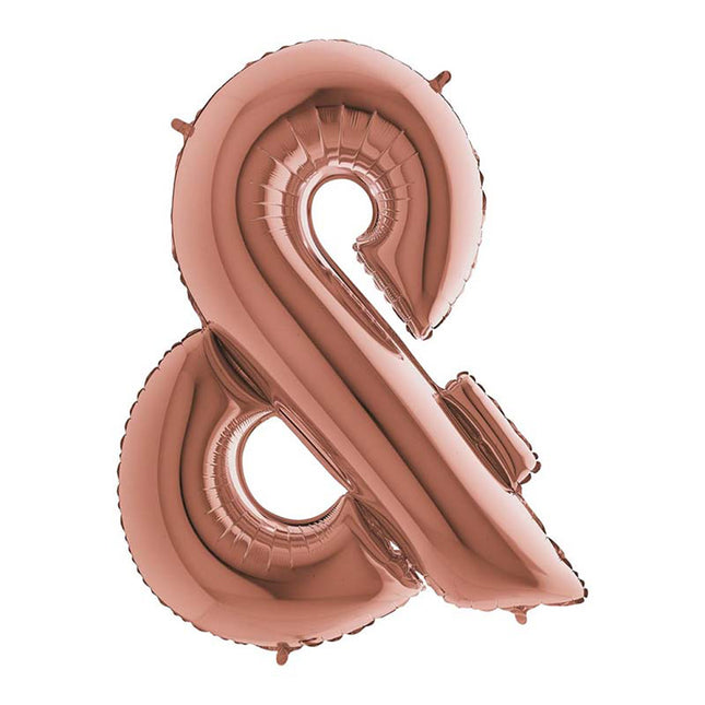 Riesenbuchstabe Folienballon 40"/102cm | Rosegold &