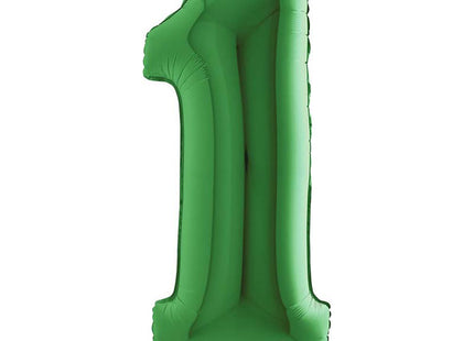 Riesenzahl Folienballon 40"/102cm | Grün #1