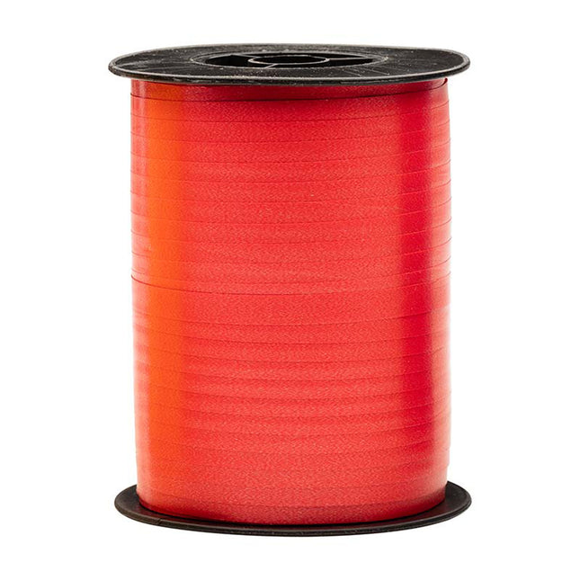 Geschenkband Polyband 7mm/333m FM (Spule aus Regranulat) Rot