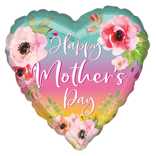 ABC34 Happy Mothersday Blumen Ombre P32