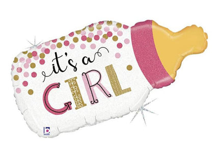 ABC Shape It's a Girl Flasche Glitter ca. 84cm