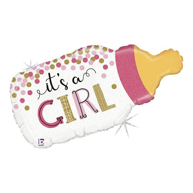 ABC Shape It's a Girl Flasche Glitter ca. 84cm