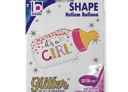 ABC Shape It's a Girl Flasche Glitter ca. 84cm
