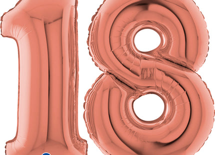 Riesenzahlen #18 Rosegold 40"/102 cm