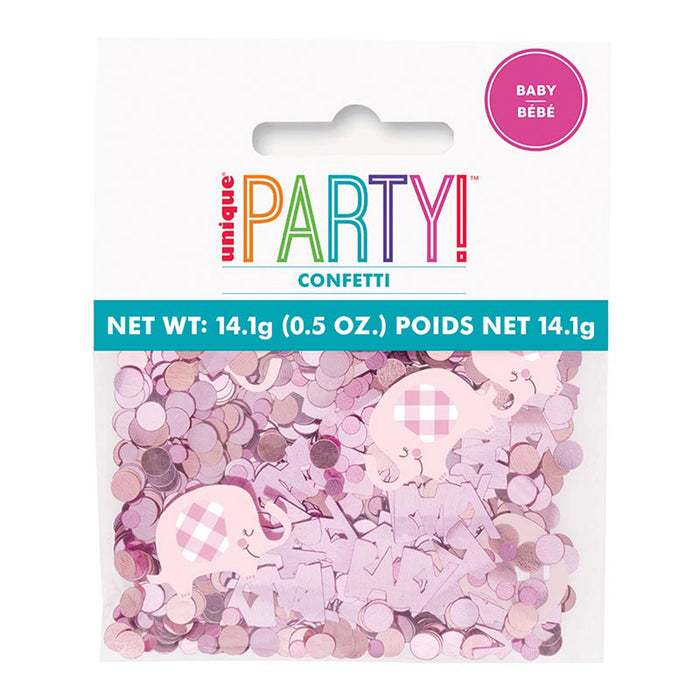 Elefant Floral Konfetti Metall 14g | Pink