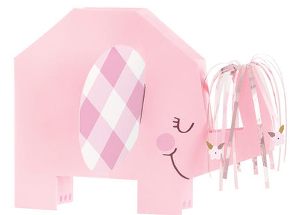 Tischaufsteller Elefant Floral Pink 1Stk.