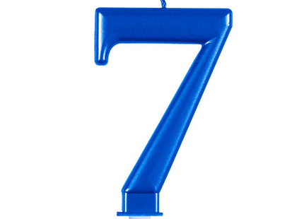 Kerzenzahl Blau #7