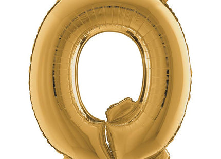 Riesenbuchstabe Folienballon 40"/102cm | Gold #Q