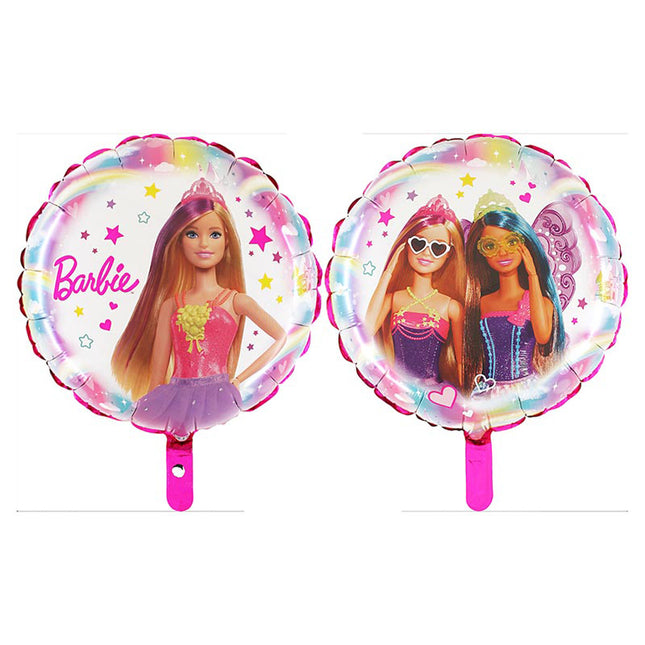 18" Runder Folienballon Lose - Barbie | HF18